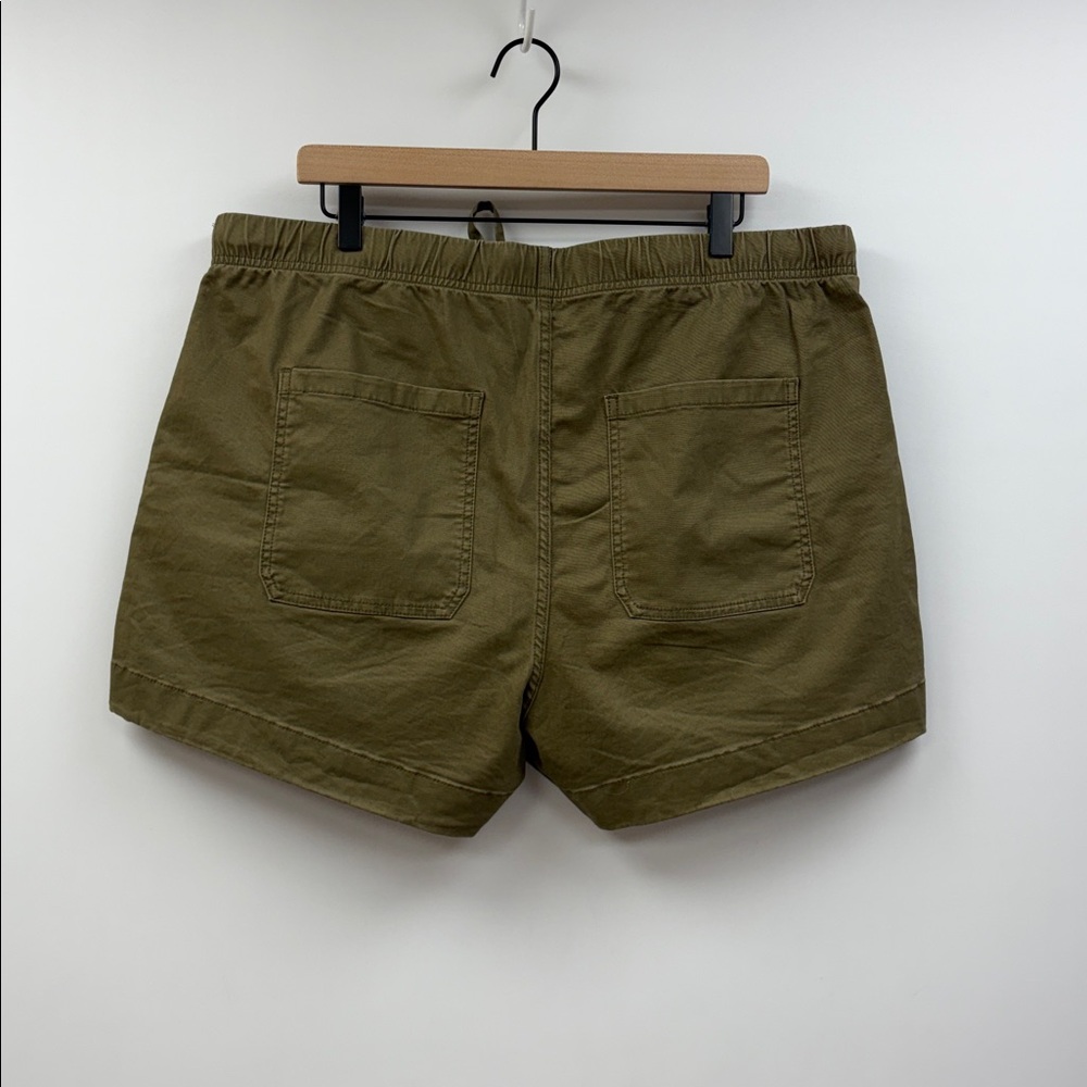 Banana Republic High Rise Utility Relaxed Chino Shorts Olive Green XL - Picture 4 of 7